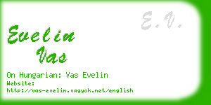 evelin vas business card